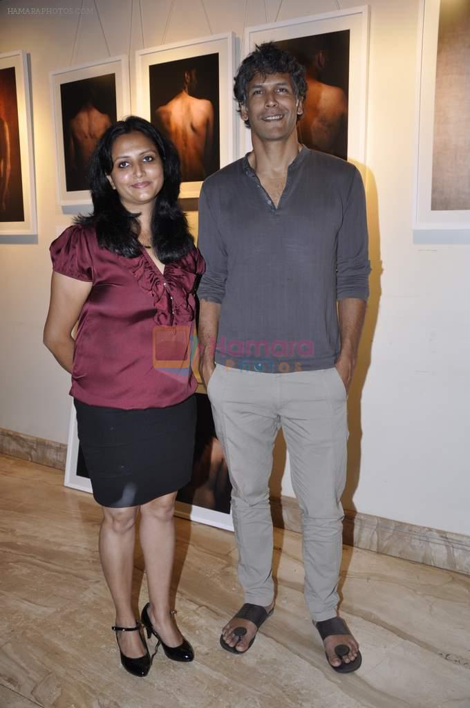 Milind Soman at the Bharti Vidyapeeth photo exhibition in Tao Art Gallery, Mumbai on 1st Jan 2013