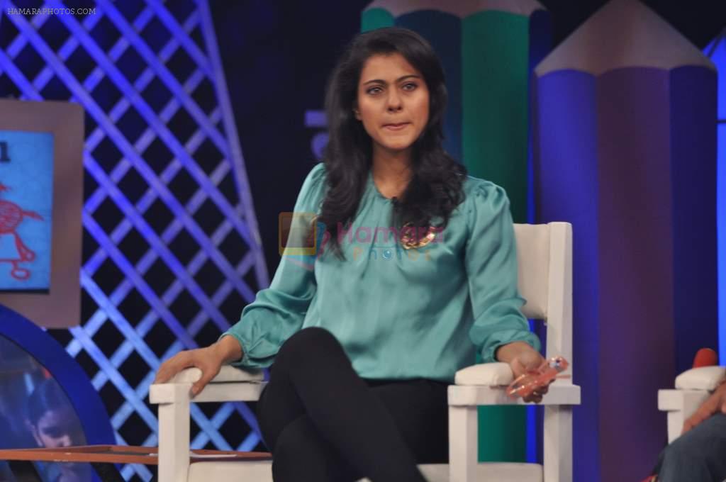 Kajol at NDTV Support My school 9am to 9pm campaign which raised 13.5 crores in Mumbai on 3rd Feb 2013