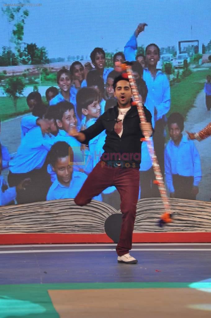 Ayushman Khurana at NDTV Support My school 9am to 9pm campaign which raised 13.5 crores in Mumbai on 3rd Feb 2013