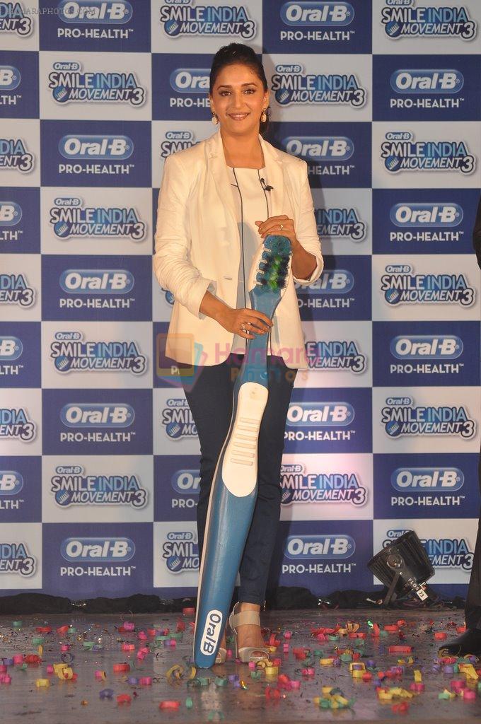 Madhuri Dixit at Oral B dental camp in Dental College, Mumbai on 5th Feb 2013
