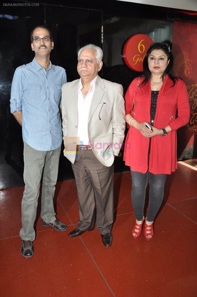 Ramesh Sippy, Kiran Juneja, Rohan Sippy at Nautanki film first look in Cinemax, Mumbai on 6th Feb 2013