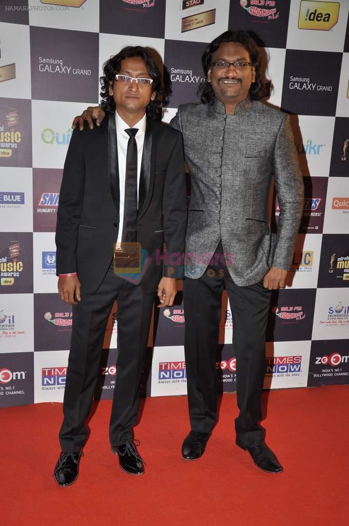 at Radio Mirchi music awards red carpet in Mumbai on 7th Feb 2013