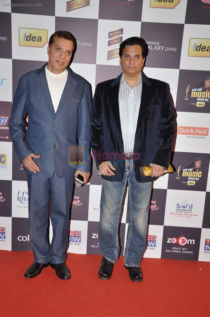Jatin Lalit at Radio Mirchi music awards red carpet in Mumbai on 7th Feb 2013