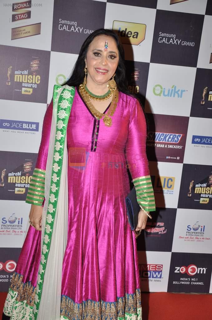 Ila Arun at Radio Mirchi music awards red carpet in Mumbai on 7th Feb 2013