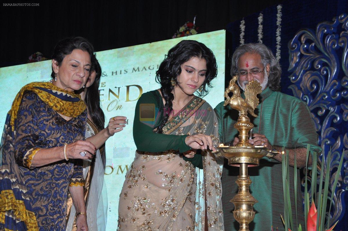 Kajol, Tanuja, Tanisha Mukherjee at Jagjit Singh Tribute concert in Mumbai on 7th Feb 2013