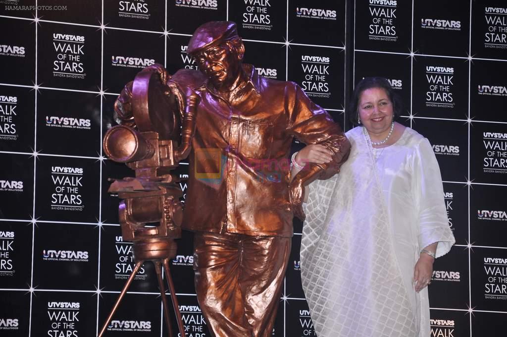 Pamela Chopra at UTV Walk the stars with Yash Chopra in Mumbai on 11th Feb 2013