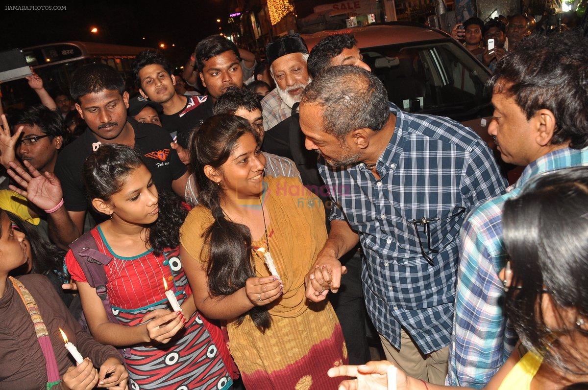 Nana Patekar at the Audio release of The Attacks Of 26-11 in Leopold, Mumbai on 11th Feb 2013