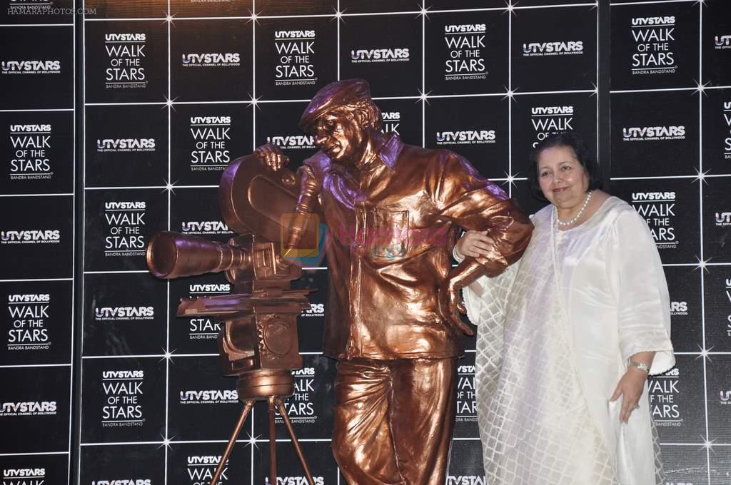 Pamela Chopra at UTV Walk the stars with Yash Chopra in Mumbai on 11th Feb 2013