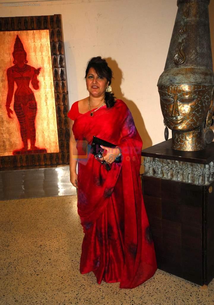 Raell Padamsee at satish gupta art event in Mumbai on 12th Feb 2013