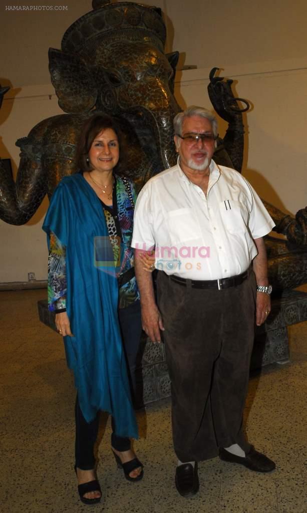 Nohser & Rashna Talati at satish gupta art event in Mumbai on 12th Feb 2013