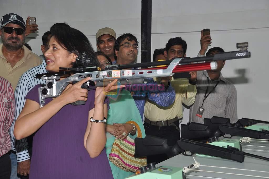 Anjali Bhagwat at Ajmera group sports complex in Wadala, Mumbai on 15th Feb 2013