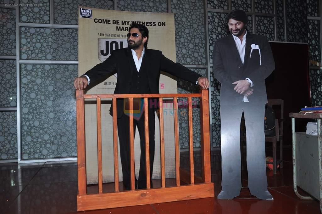 Arshad Warsi at Jolly LLB film promotions in Cinemax, Mumbai on 16th Feb 2013