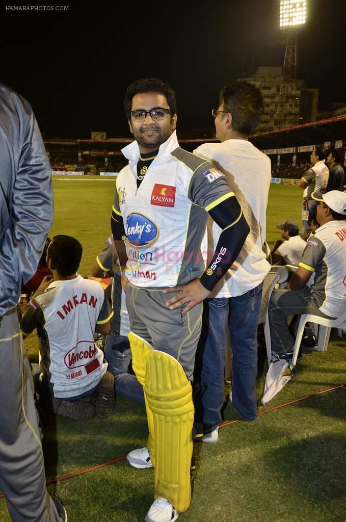 Sachiin Joshi  at ccl match from hyderabad on 17th Feb 2013