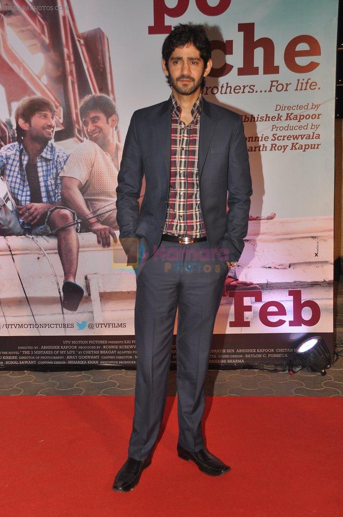 Gaurav Kapoor at Kai po Che premiere in Mumbai on 18th Feb 2013