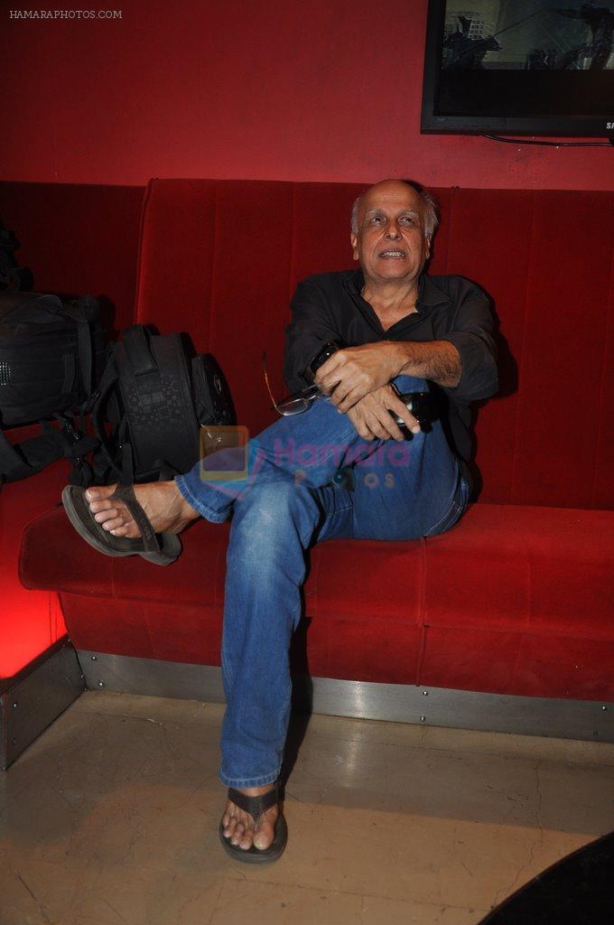 Mahesh Bhatt at murder 3 screening in PVR, Mumbai on 18th Feb 2013