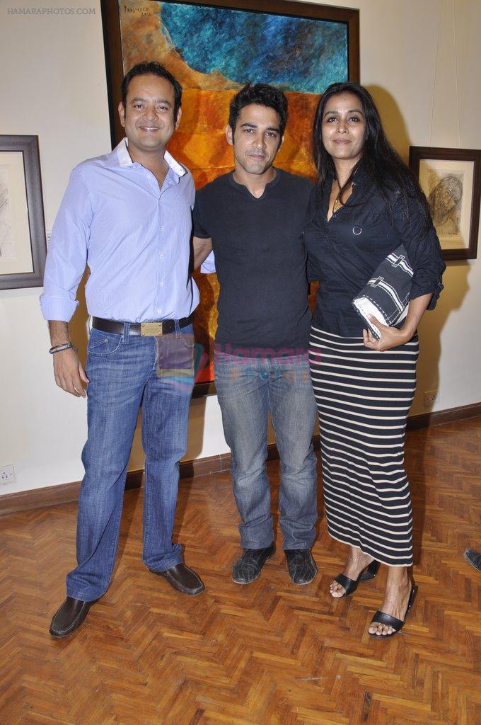 at Akbar Padamsee art exhibition in Mumbai on 20th Feb 2013