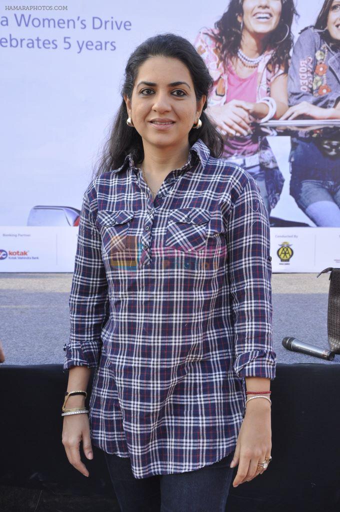 Shaina NC at Lavasa Women's Drive 2013 in Mumbai on 24th Feb 2013