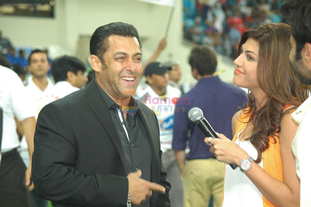 Salman Khan at CCl Match in Mumbai on 24th Feb 2013