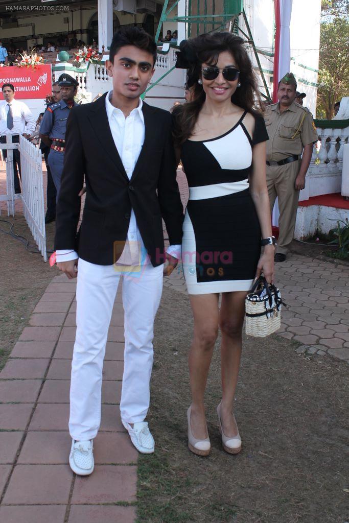 Queenie Dhody at Poonawala race in Mumbai on 24th Feb 2013