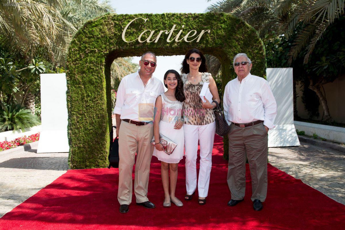 at Cartier Dubai polo match in Dubai on 19th Feb 2013