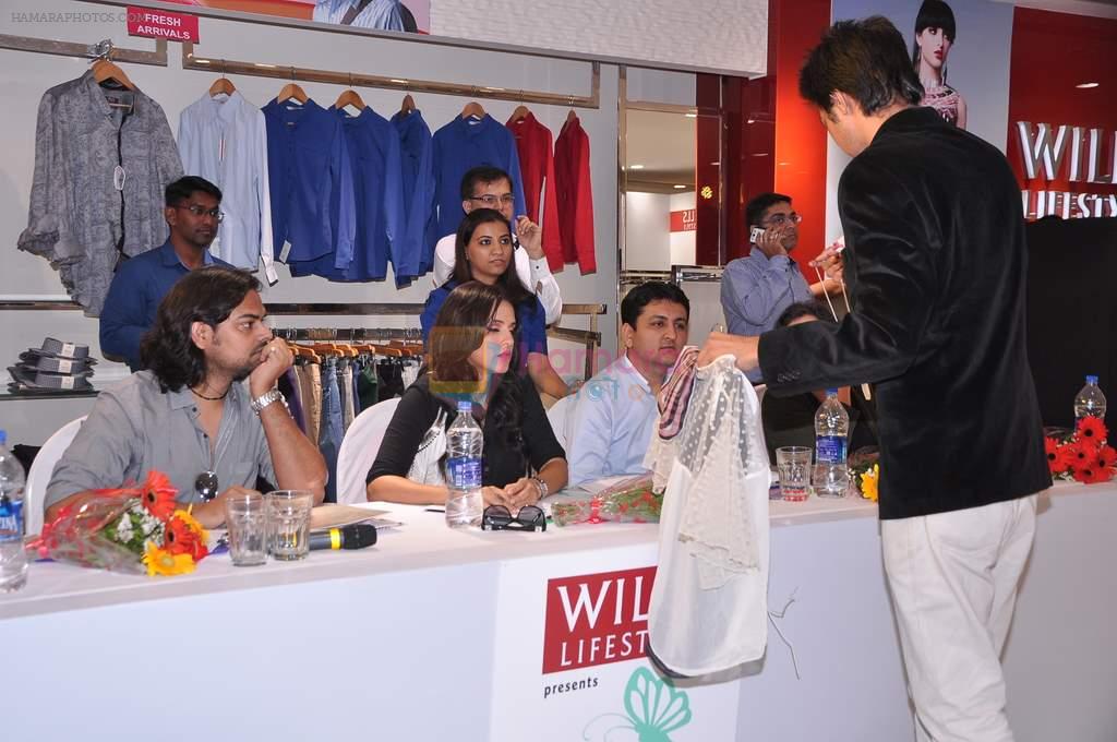 Neha Dhupia at Wills Lifestyle emerging designers collection launch in Parel, Mumbai on