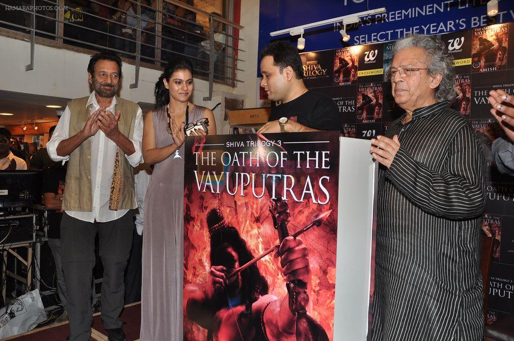 Kajol, Shekhar Kapur, Anil Dharkar at the book launch of The Oath Of Vayuputras by Amish in Mumbai on 26th Feb 2013