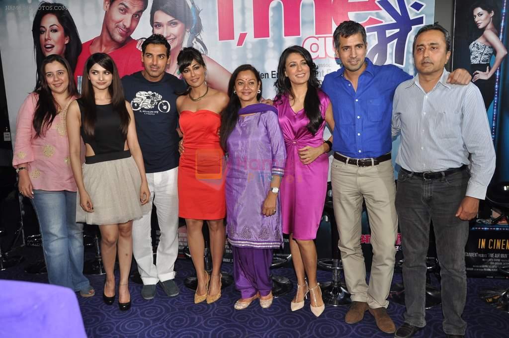Zarina Wahab, Prachi Desai, John Abraham, Chitrangda Singh, Mini Mathur at I me aur main promotions in Mumbai on 27th Feb 2013