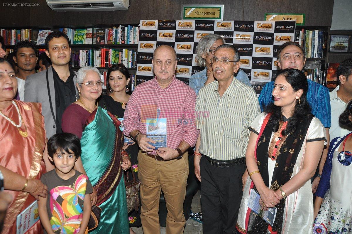 Anupam Kher, Anang Desai at the launch of Meenakshi Raina's Book in Mumbai on 3rd March 2013