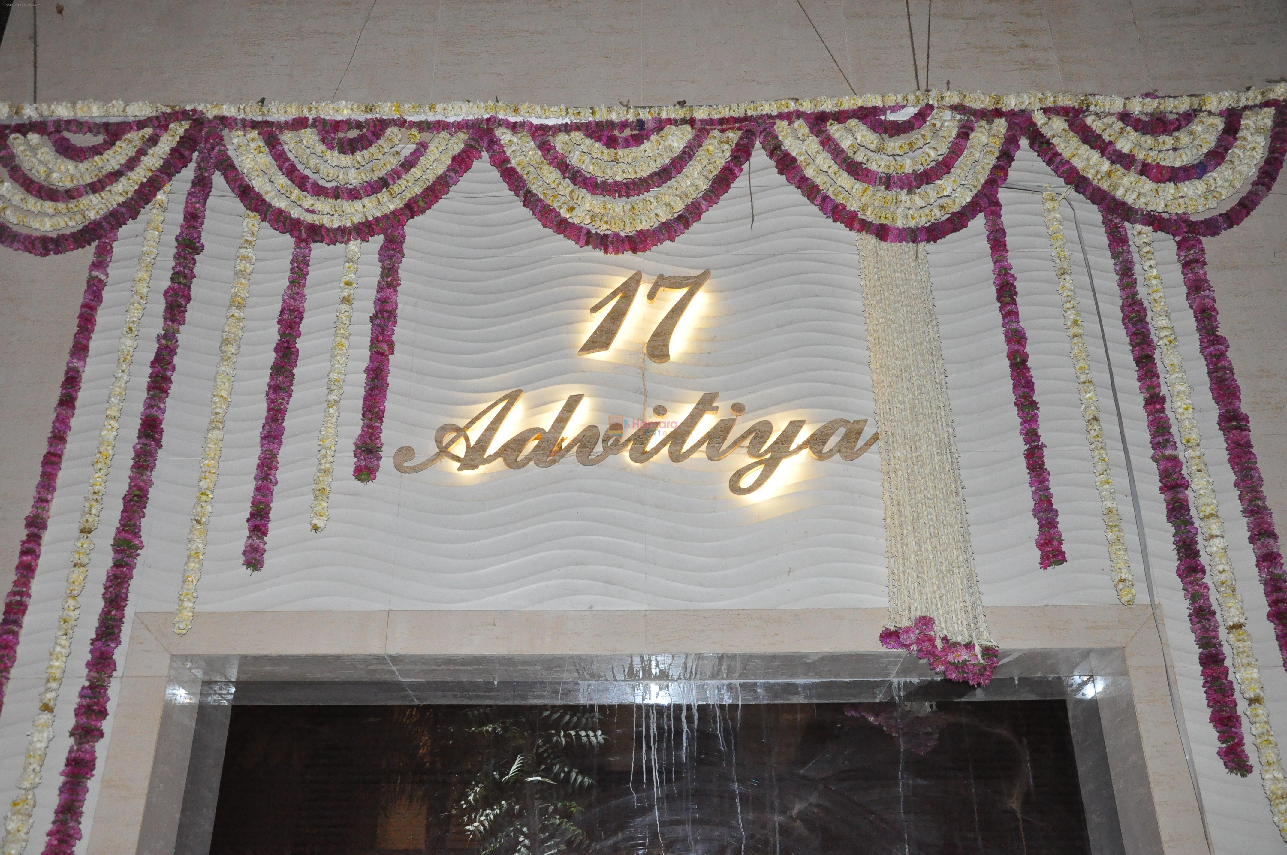 at Hema Malini's new home named Advitiya inaugurated by Sri Sri Ravi Shankar in Mumbai on 3rd March 2013