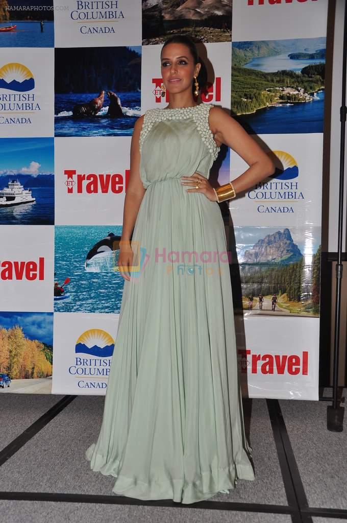 Neha Dhupia promotes British Columbia tourism in Shangrila Hotel, Mumbai on 5th March 2013