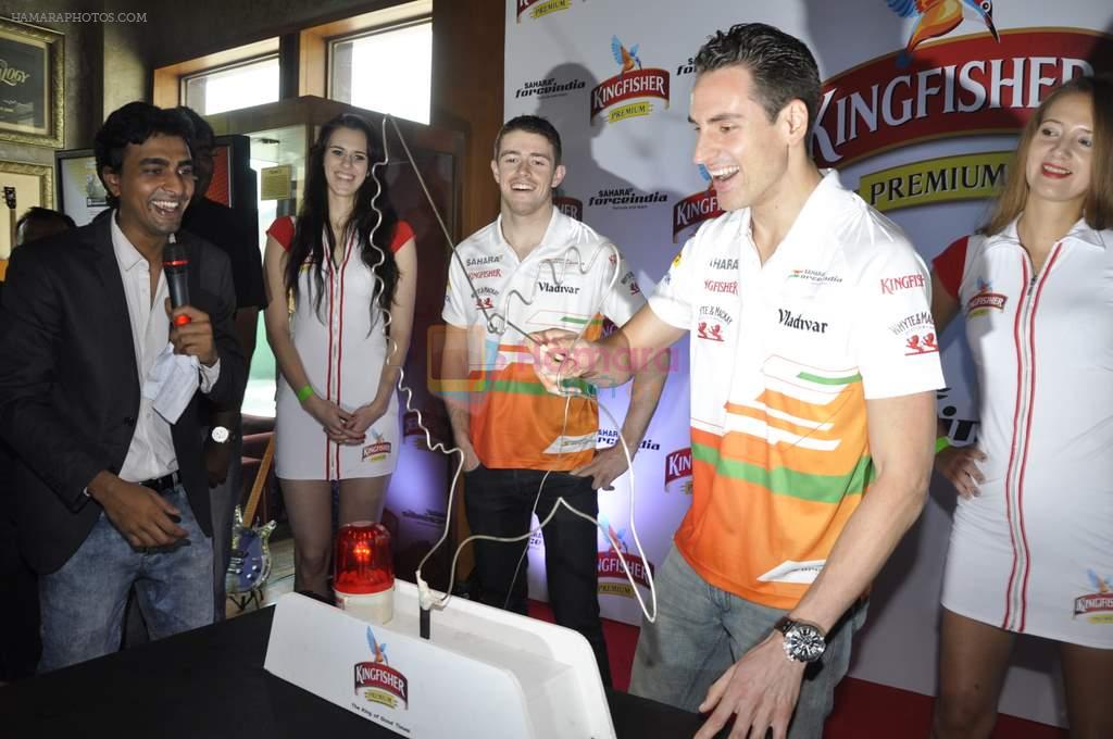 Kingfisher Premium brings Sahara Force India drivers closer to fans in Mumbai on 9th March 2013