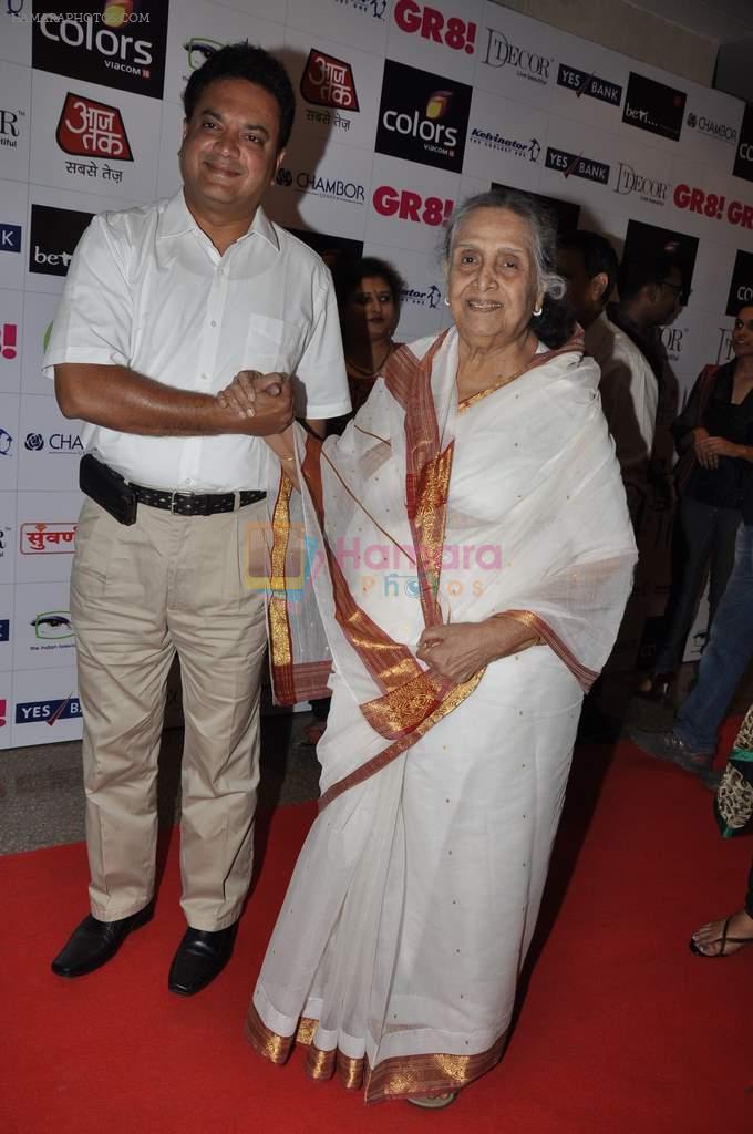 Sulochana at GR8 women achiever's awards in Lalit Hotel, Mumbai on 9th March 2013