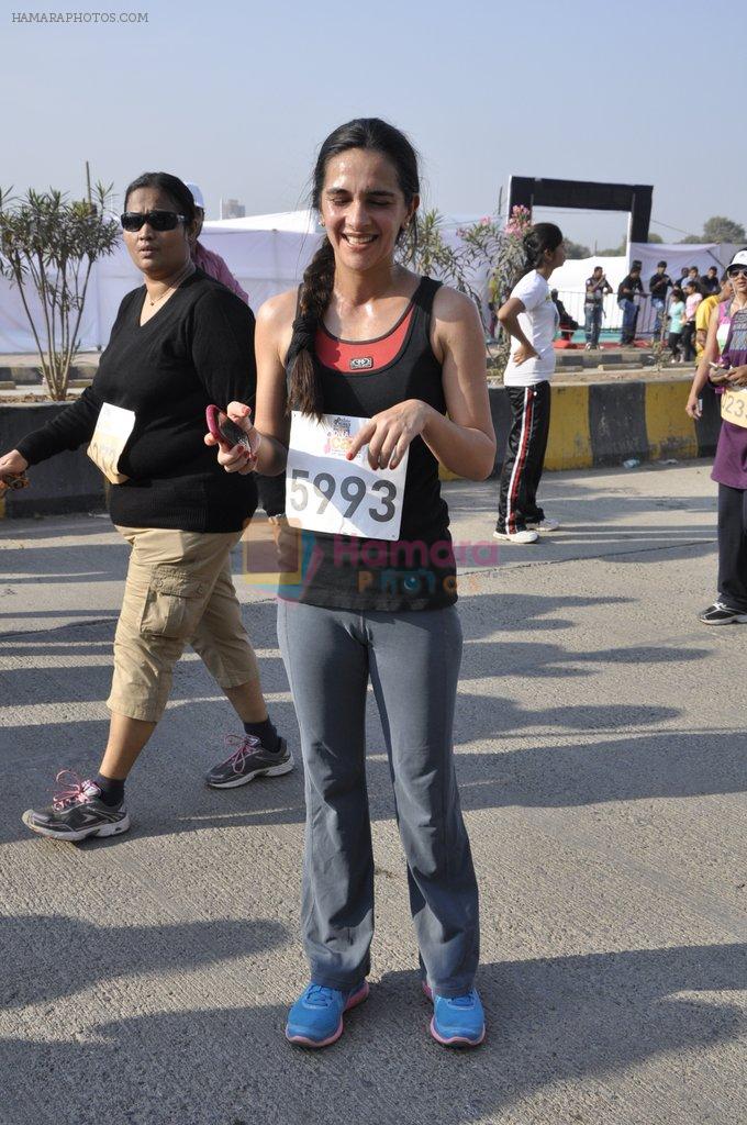 Tara Sharma at DNA Women's Half Marathon in Mumbai on 10th March 2013