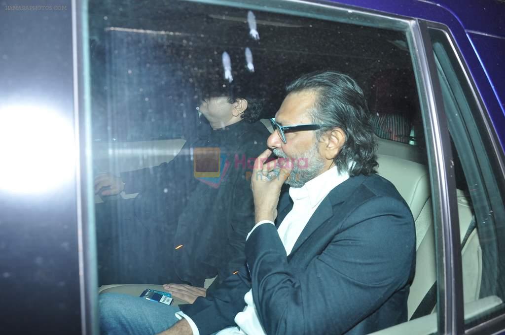 Rakesh Omprakash Mehra meets Steven Spielberg snapped outside Taj Lands End, Mumbai on 11th March 2013