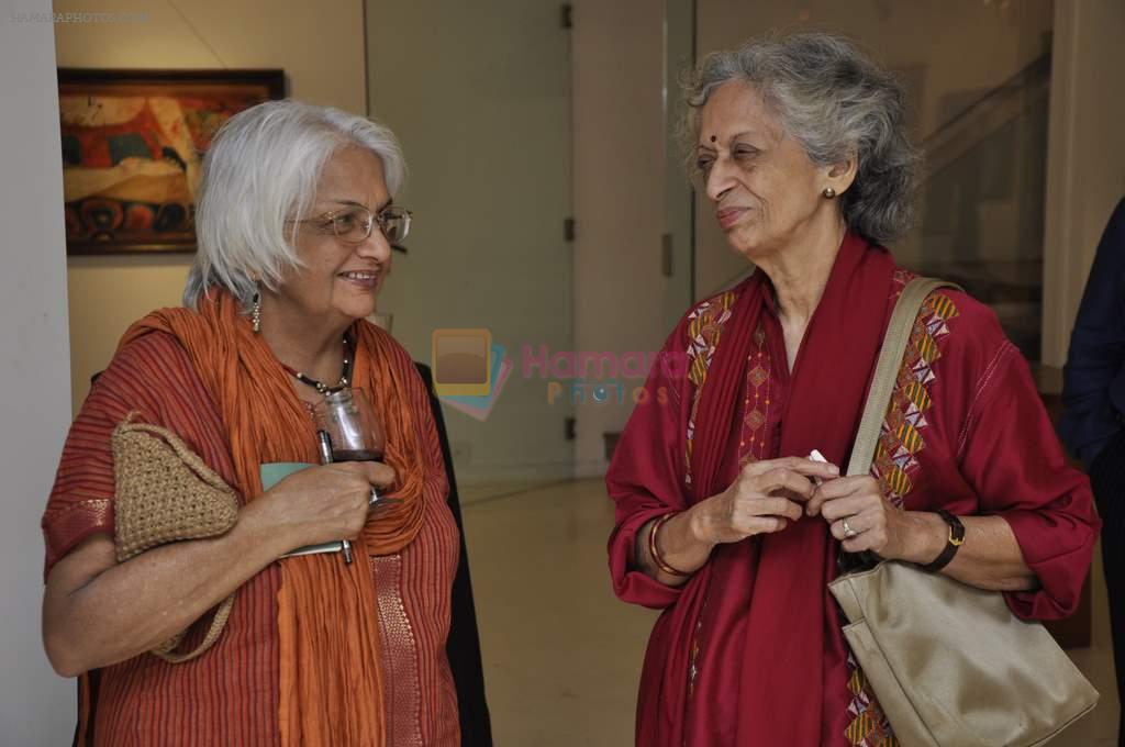 at Anjolie Ela Menon exhibits in ICIA, Mumbai on 11th March 2013