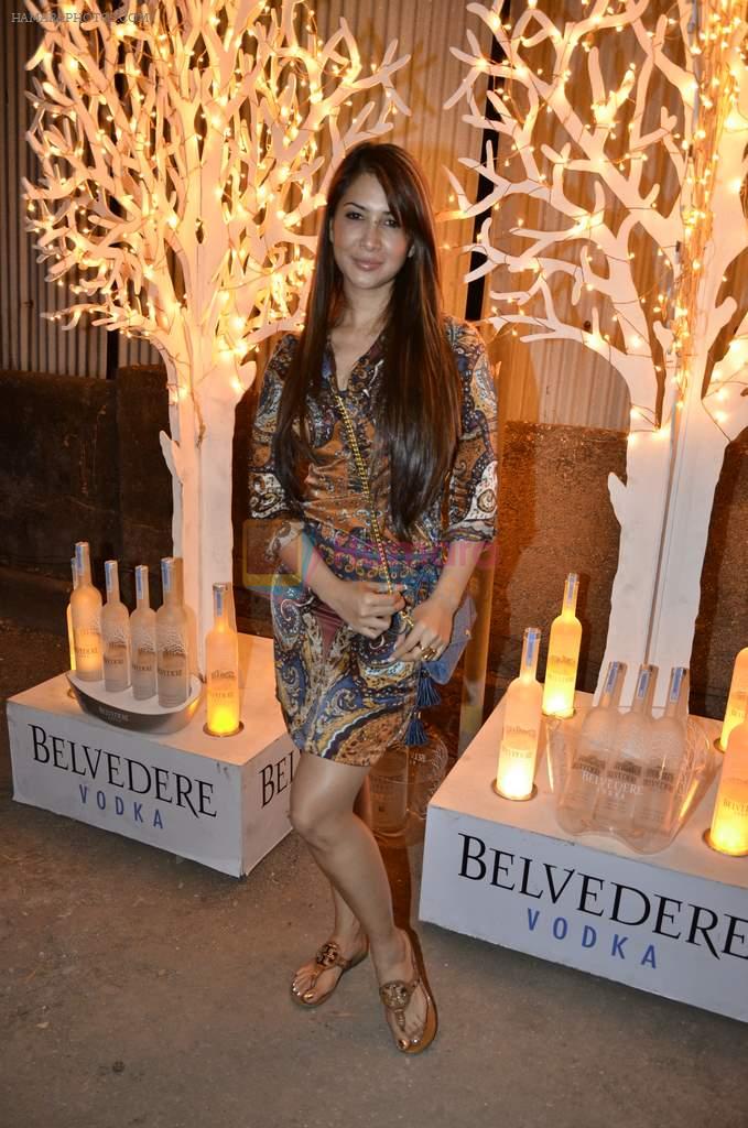 Kim Sharma at India Design Forum hosted by Belvedere Vodka in Bandra, Mumbai on 11th March 2013