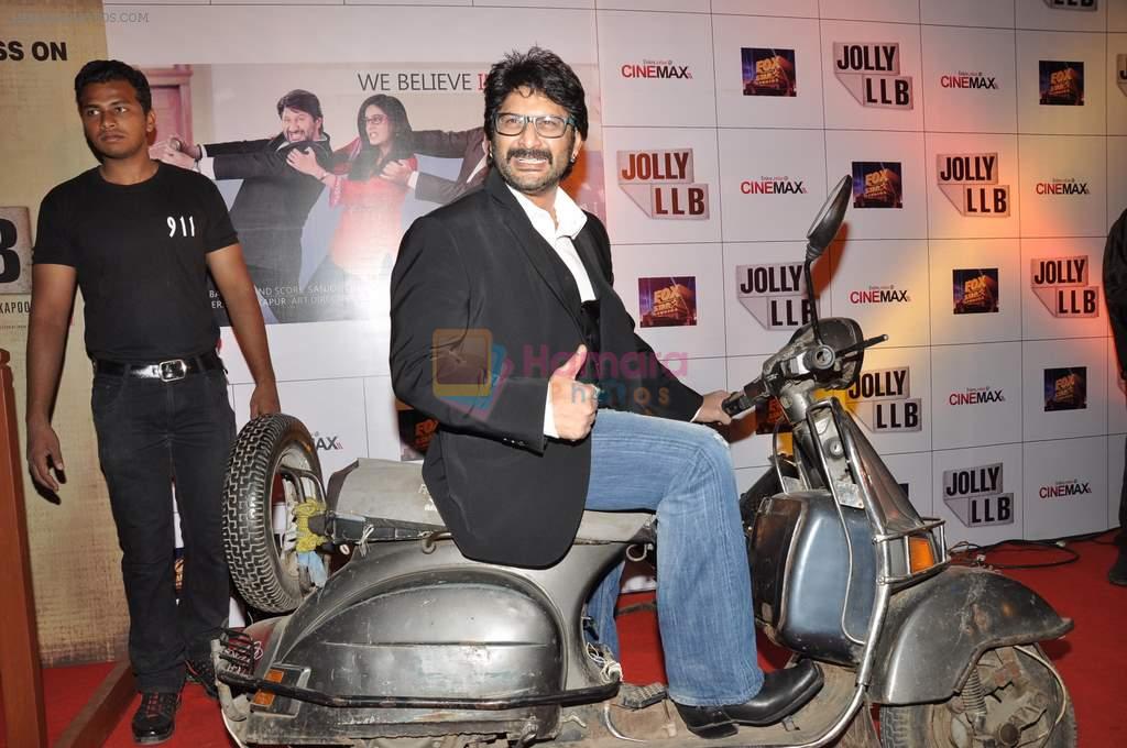 Arshad Warsi at the Premiere of the film Jolly LLB in Mumbai on 13th March 2013