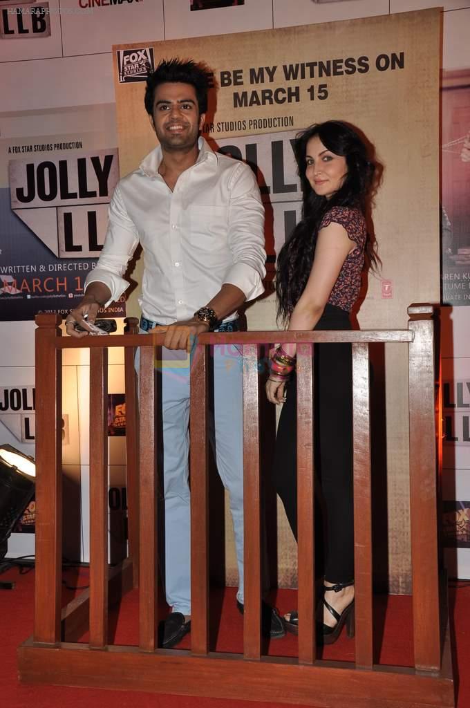 at the Premiere of the film Jolly LLB in Mumbai on 13th March 2013