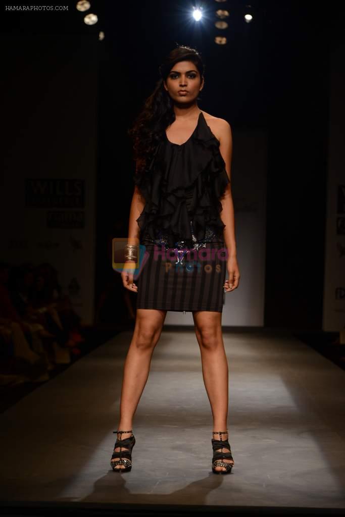Model walks the ramp for Siddharth Tyler Show at Wills Lifestyle India Fashion Week 2013 Day 1 in Mumbai on 13th March 2013