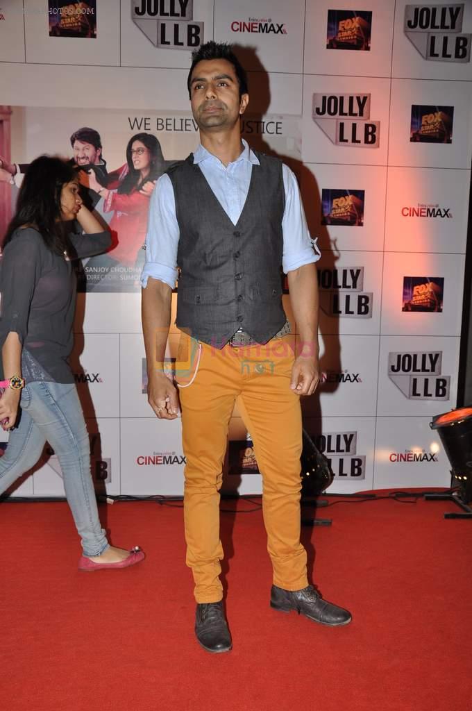 Ashmit Patel at the Premiere of the film Jolly LLB in Mumbai on 13th March 2013