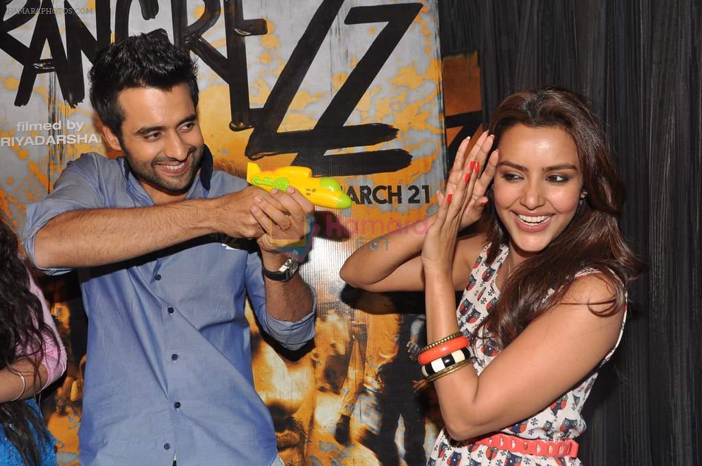 Jackky Bhagnani, Priya Anand at the media promotion of the film Rangrezz in Mumbai on 13th March 2013