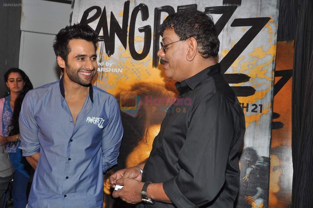 Jackky Bhagnani, Priyadarshan at the media promotion of the film Rangrezz in Mumbai on 13th March 2013