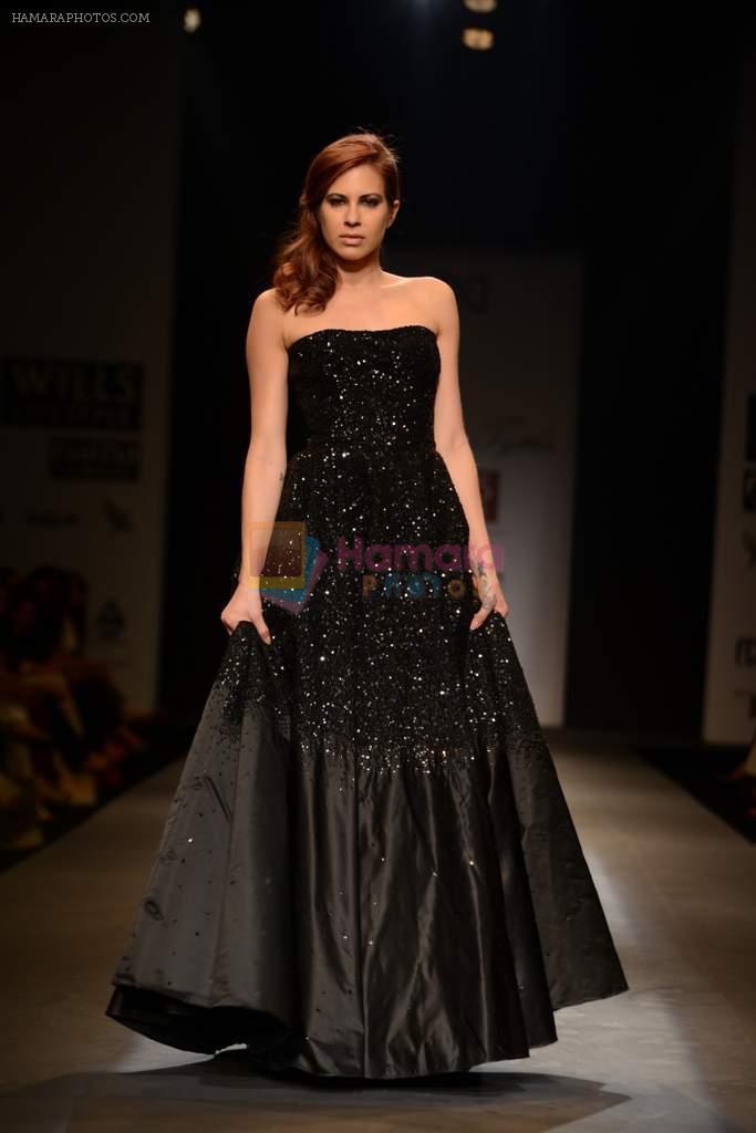 Model walks the ramp for Siddharth Tyler Show at Wills Lifestyle India Fashion Week 2013 Day 1 in Mumbai on 13th March 2013