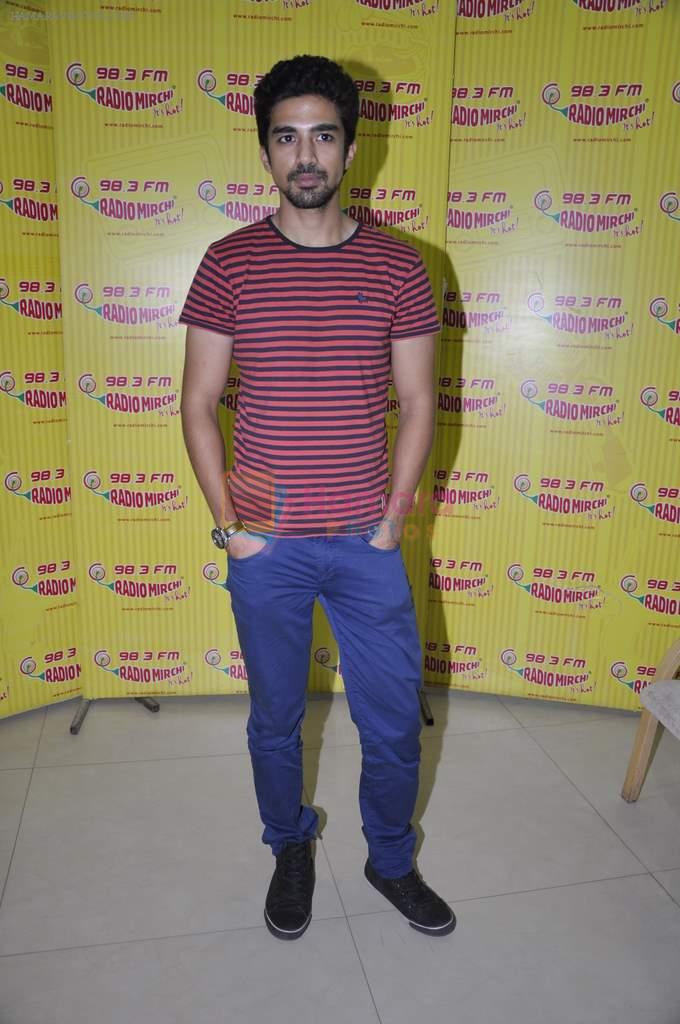 Saqib Saleem at the Promotion of movie Mere Dad ki Maruti at radio mirchi in Mumbai on 14th March 2013