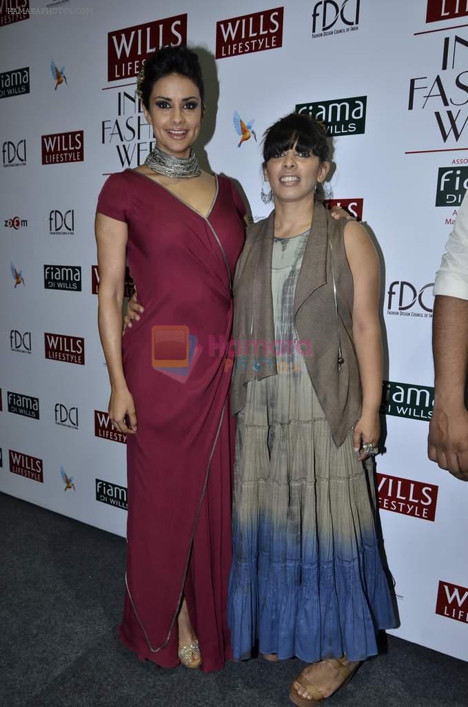 Gul Panag on Day 2 of Wills Lifestyle India Fashion Week 2013 in Mumbai on 14th March 2013