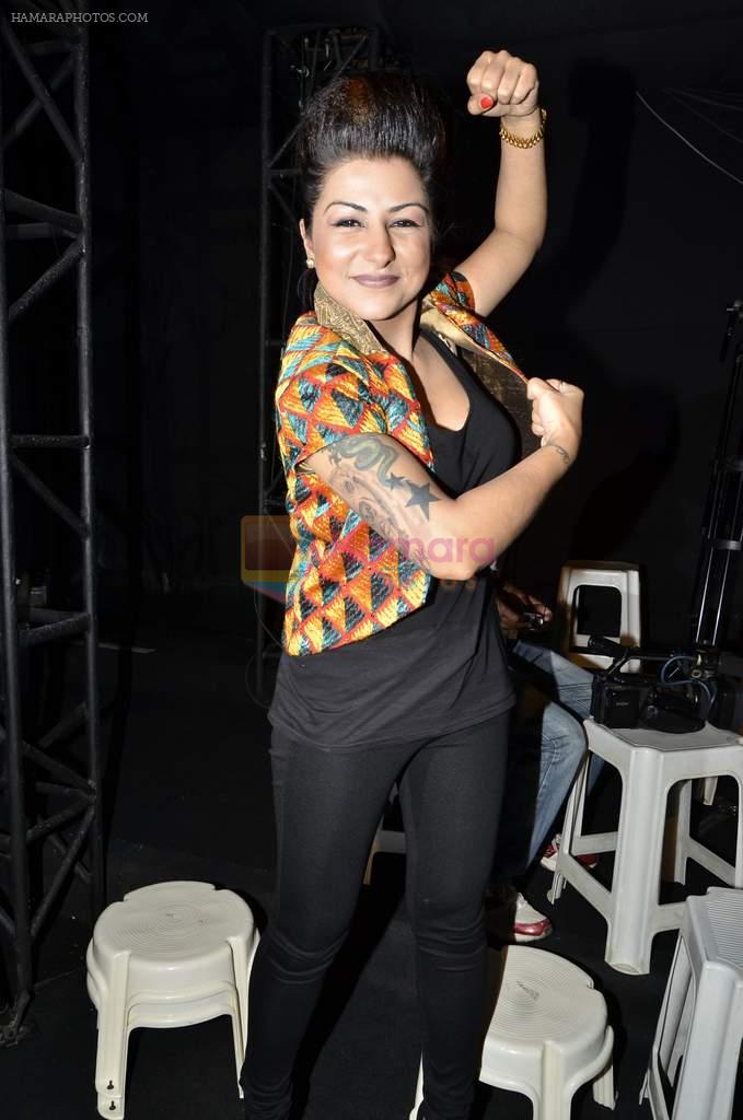 Hard Kaur on day 3 of of Wills Lifestyle India Fashion Week 2013 in Mumbai on 14th March 2013