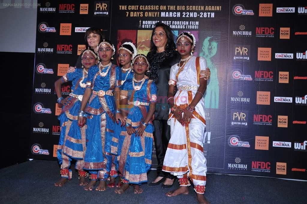 Mira Nair at the premiere of the film Salaam bombay on completion of 25 years of the film in PVR, Mumbai on 16th March 2013