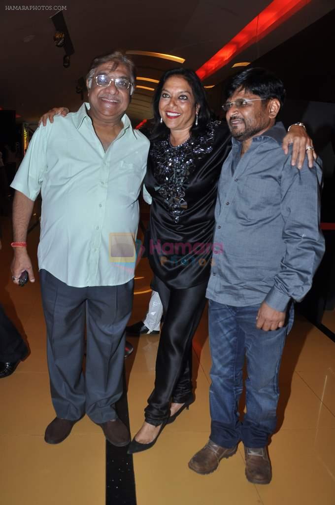 Mira Nair, Raghubir Yadav, Anjan Shrivastav at the premiere of the film Salaam bombay on completion of 25 years of the film in PVR, Mumbai on 16th March 2013