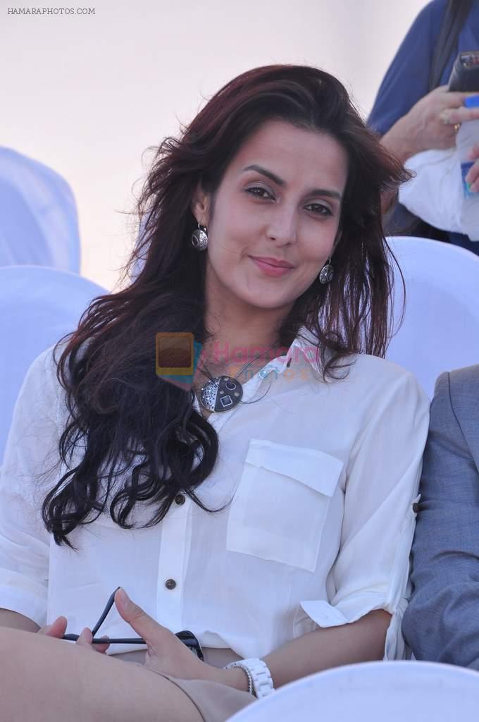 Tulip Joshi at Yes Bank International Polo Cup Match in Mahalaxmi Race Course, Mumbai on 16th March 2013