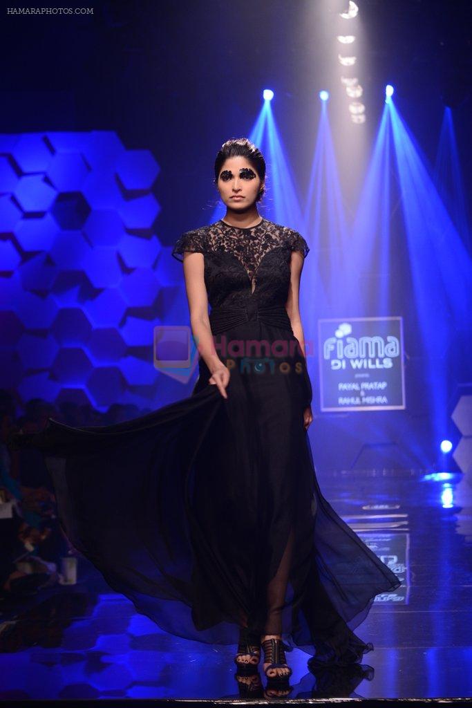 Parvathy Omanakuttan walks the ramp for Rahul Mishra Show at Wills Lifestyle India Fashion Week 2013 Day 4 in Mumbai on 16th March 2013